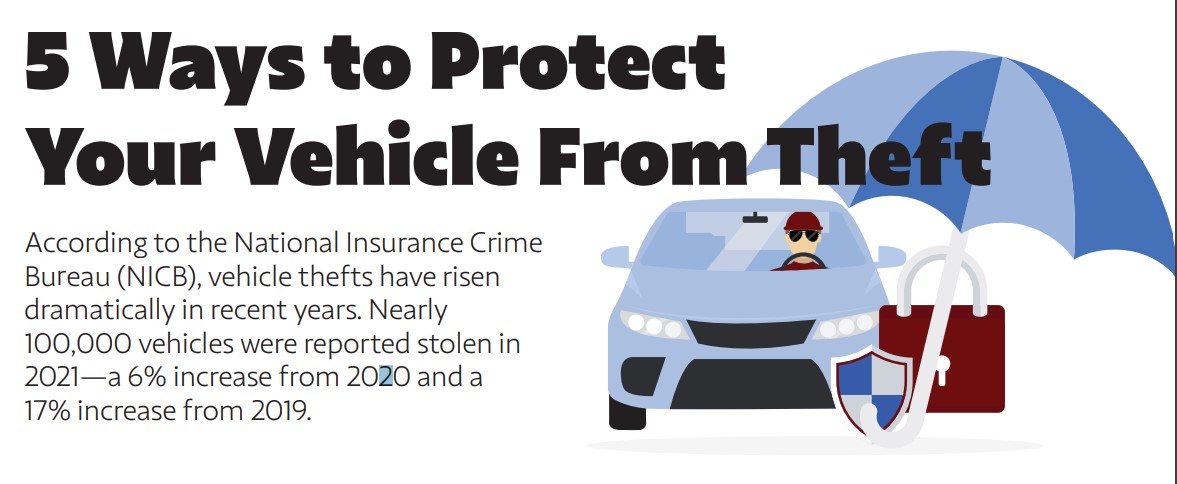 Read more about the article Be Aware – Vehicle Theft on the Rise